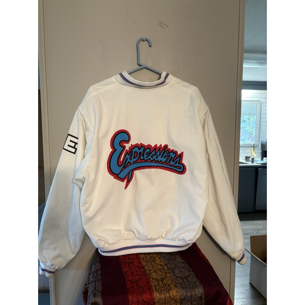 Vintage Y2K Expressions Bomber Jacket  *Some Spots * See Pics‎